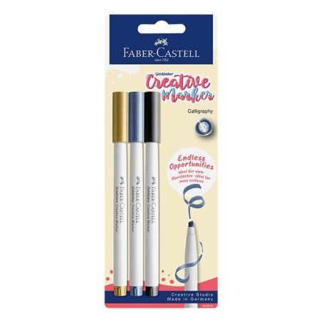 Faber-Castell Gofa C Métallique, Multicolore 3 pièce(s)