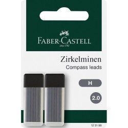 FABER-CASTELL Ersatz-Zirkelminen, Blisterkarte