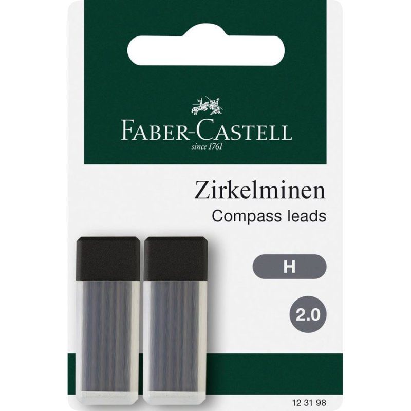 Faber-Castell 123198 mine H Gris