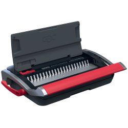 GBC CombBind CB15 Machine de reliure à peigne 165 feuilles Noir, Rouge
