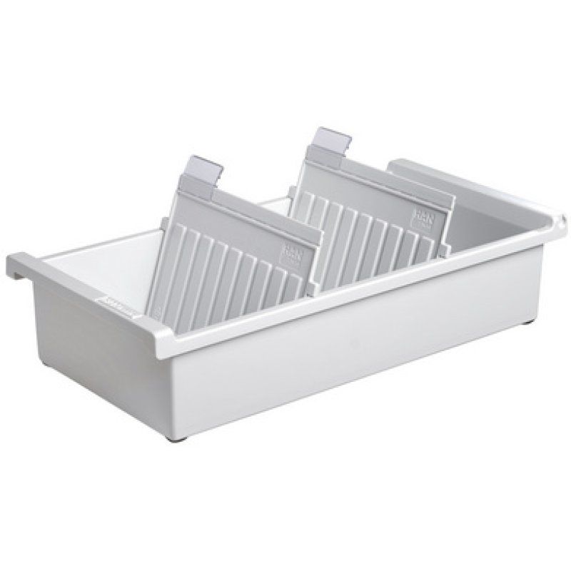 HAN Bac à fiches pour 800 cartes, A6 paysage, gris clair