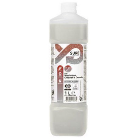 SURE Nettoyant sanitaire "Washroom Cleaner & Descaler", 5 L