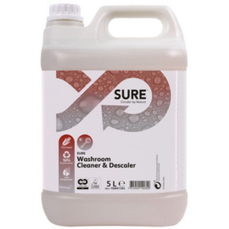 SURE Nettoyant sanitaire "Washroom Cleaner & Descaler", 5 L
