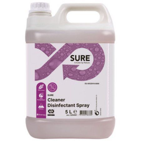 SURE Nettoyant désinfectant "Cleaner Disinfectant", 5 litres