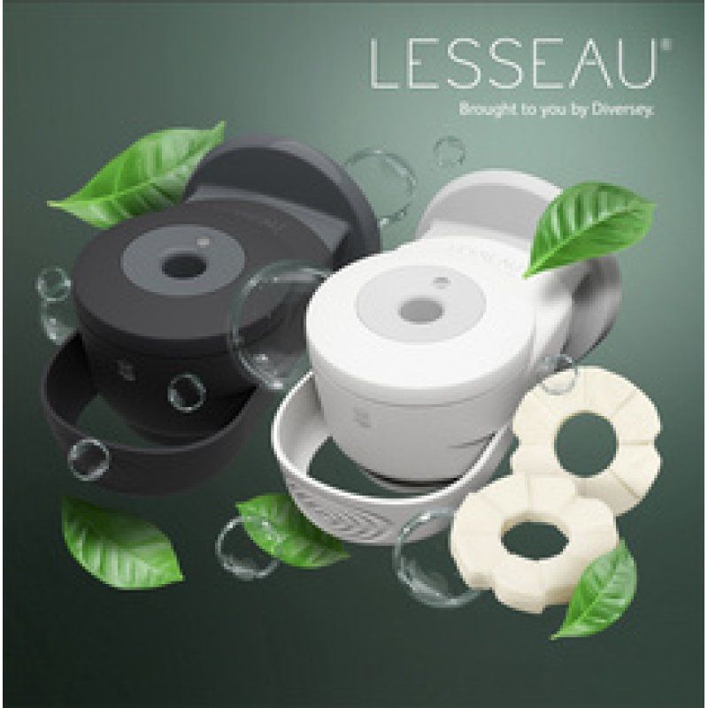 LESSEAU Distributeur manuel pour savon dur, noir