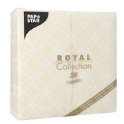PAPSTAR Serviette Bistro "ROYAL Collection Circle Flowers"