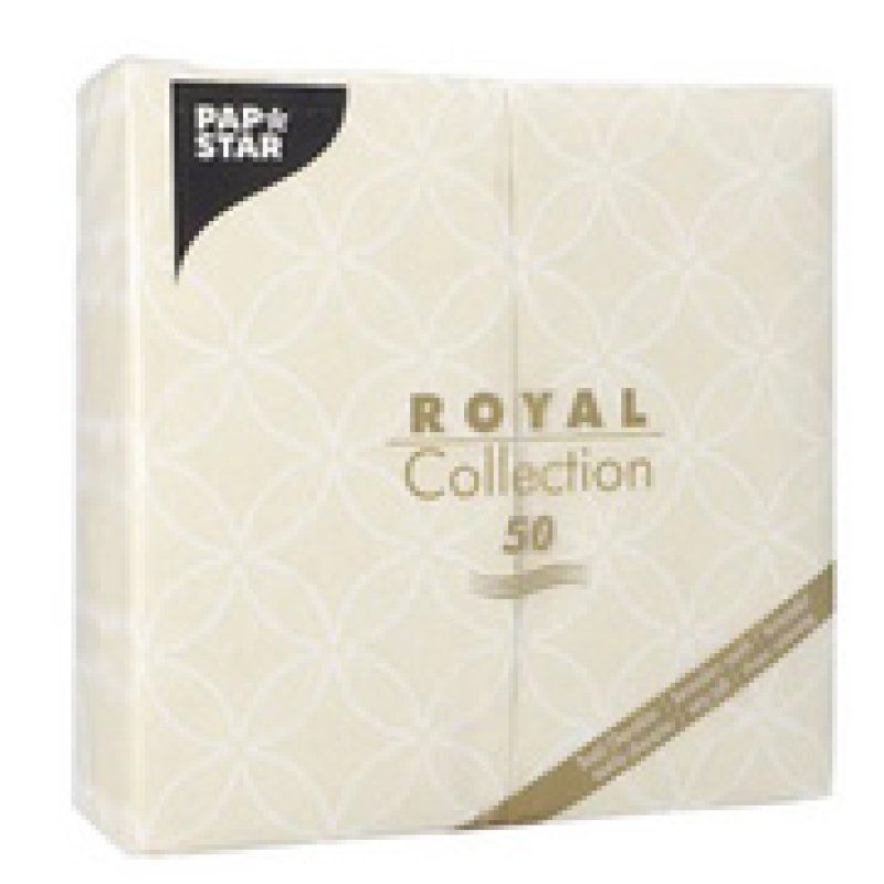 PAPSTAR Serviette Bistro "ROYAL Collection Circle Flowers"