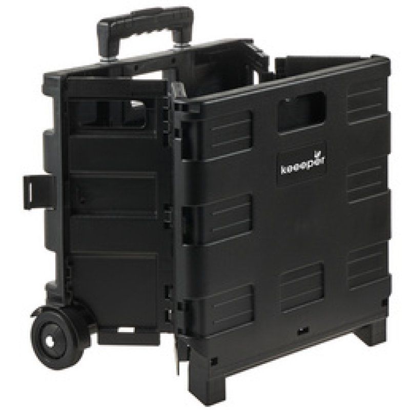 keeeper Chariot de transport "olli" avec boîte pliante, 65 L