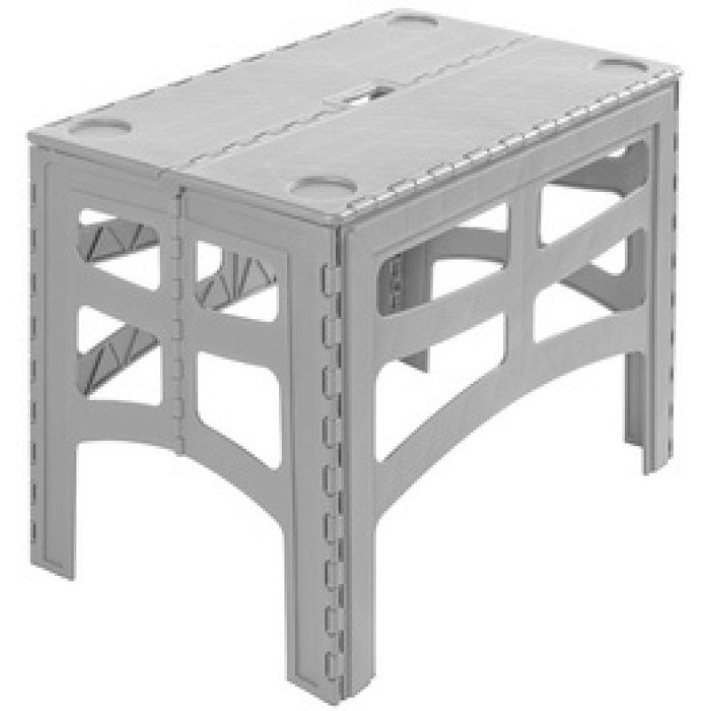 keeeper Table de camping pliante "timo", L, nordic-grey