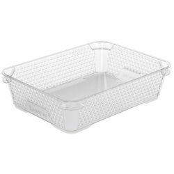 keeeper Corbeille de rangement "mirko", A5, crystal-grey