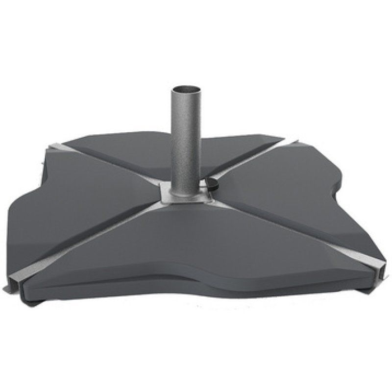 EDA Lest en béton pour parasol, 12 kg, gris foncé