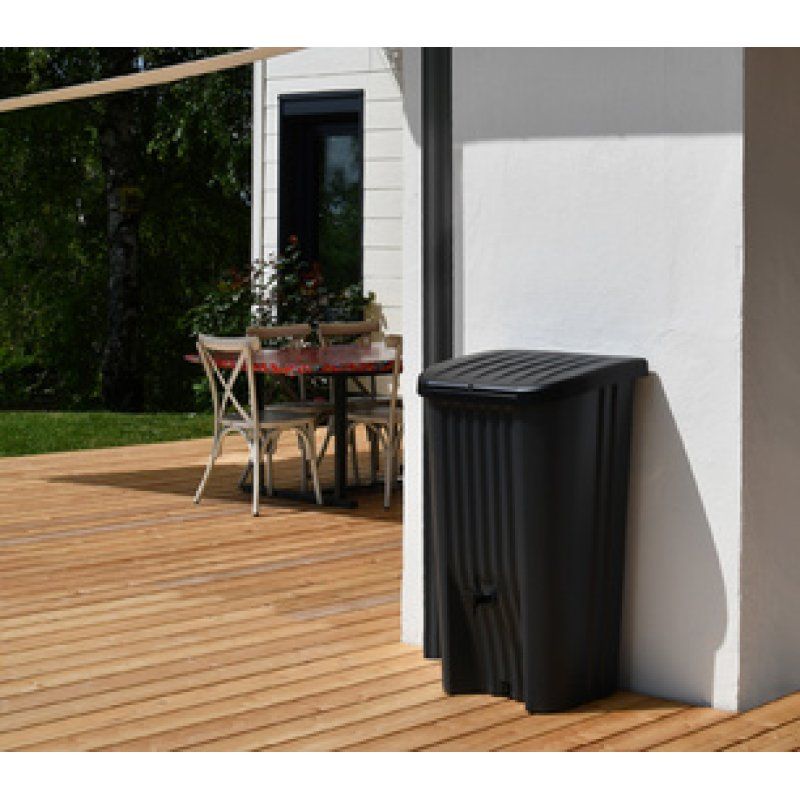 EDA Citerne pour eau de pluie RECUP DECO, 150 L, anthracite