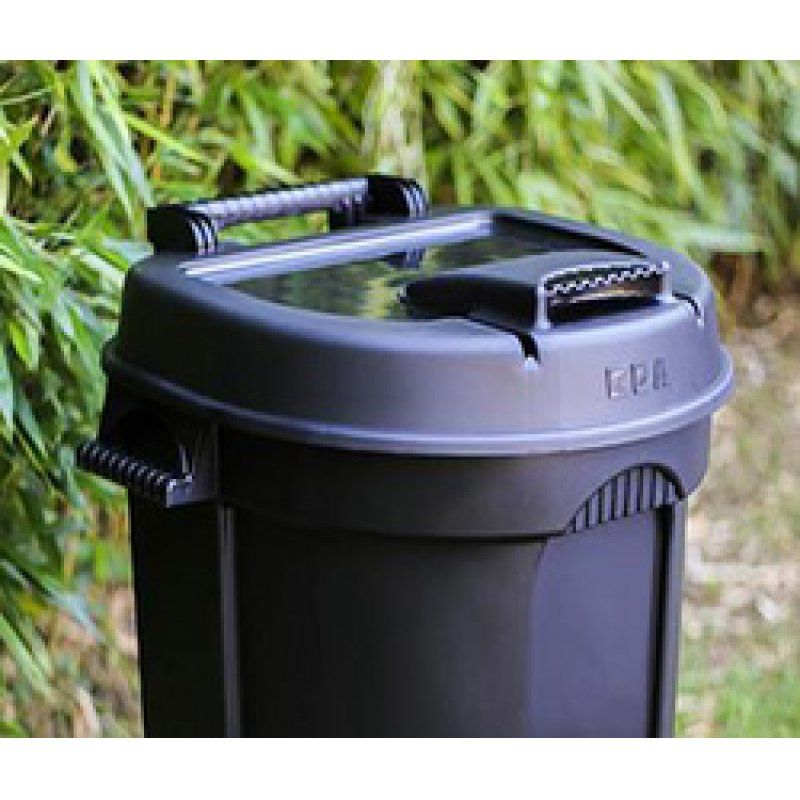 EDA Poubelle, 110 litres, plastique, vert