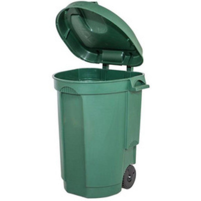 EDA Poubelle, 110 litres, plastique, vert