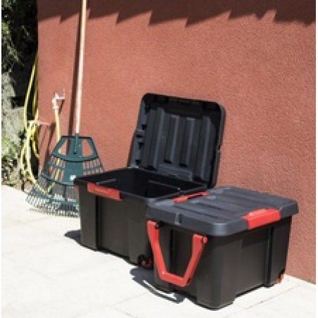 EDA Boîte de rangement STOCK'R, 120 litres, noir