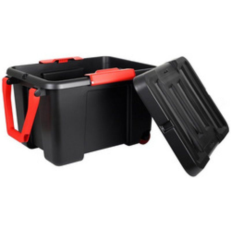 EDA Boîte de rangement STOCK'R, 120 litres, noir