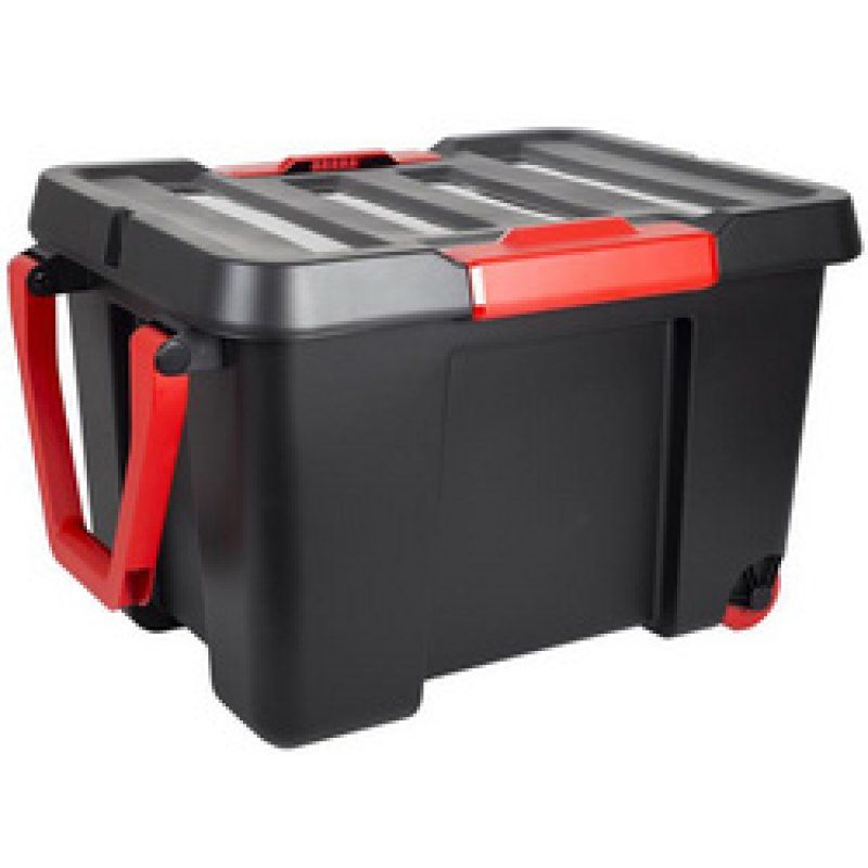 EDA Boîte de rangement STOCK'R, 120 litres, noir