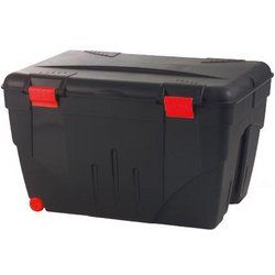 EDA Boîte de rangement TRAFIC, 200 litres, noir/rouge
