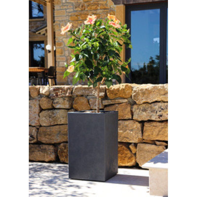 EDA Bac à plantes BASALT UP, colonne, (H)495 mm, vert amande