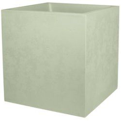 EDA Bac à plantes BASALT double paroi, 395 mm, vert amande