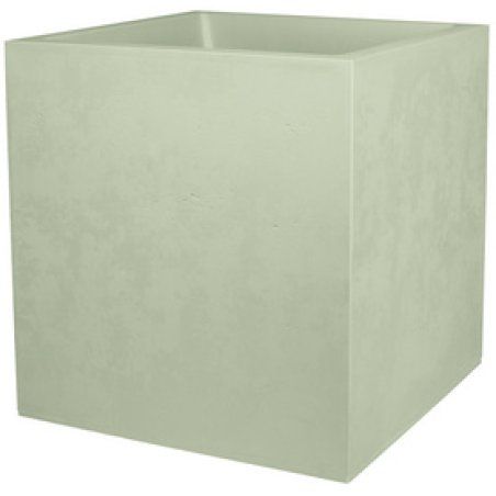 EDA Bac à plantes BASALT double paroi, 395 mm, vert amande