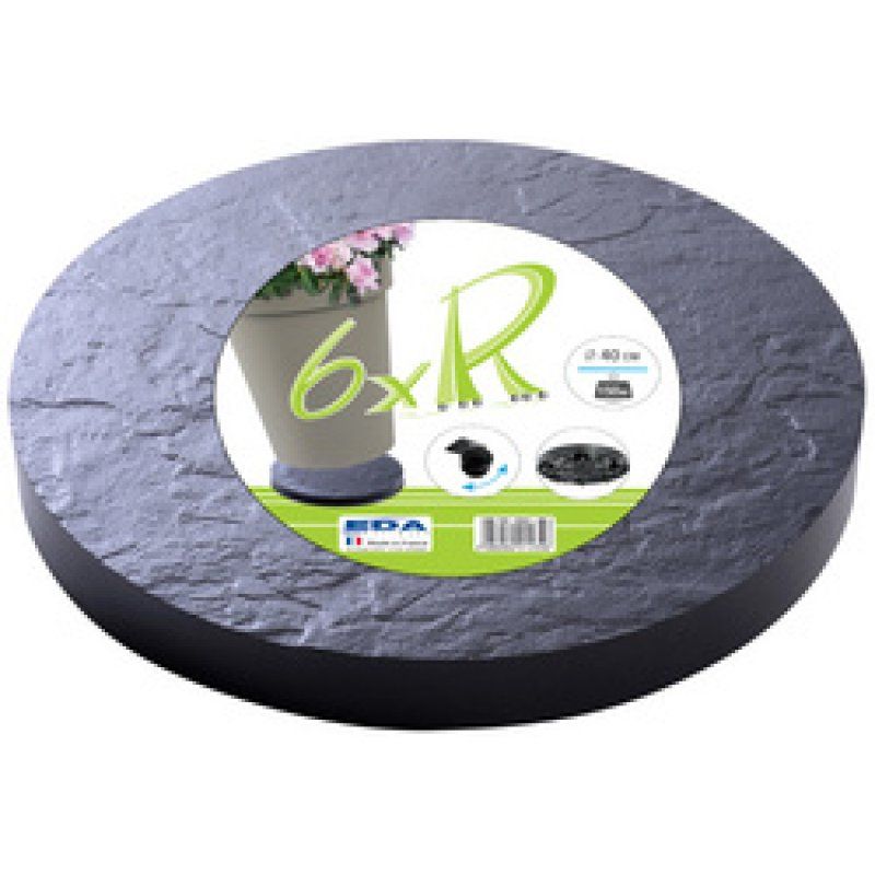 EDA Roule-pot, 6 roulettes, aspect pierre