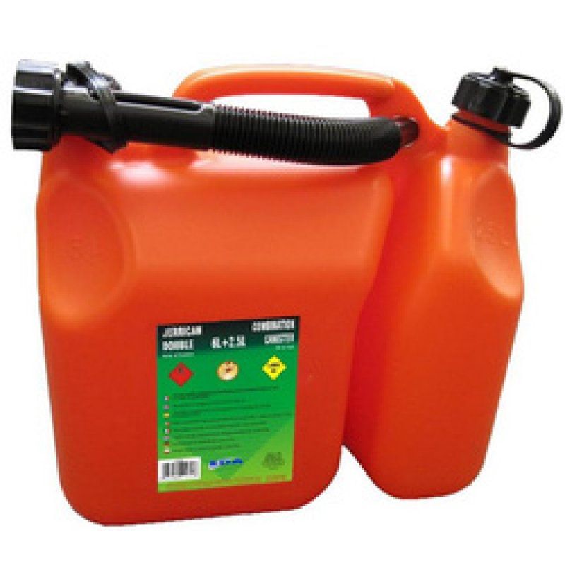 EDA Jerrican combi pour carburant 6 L huile 2,5 L