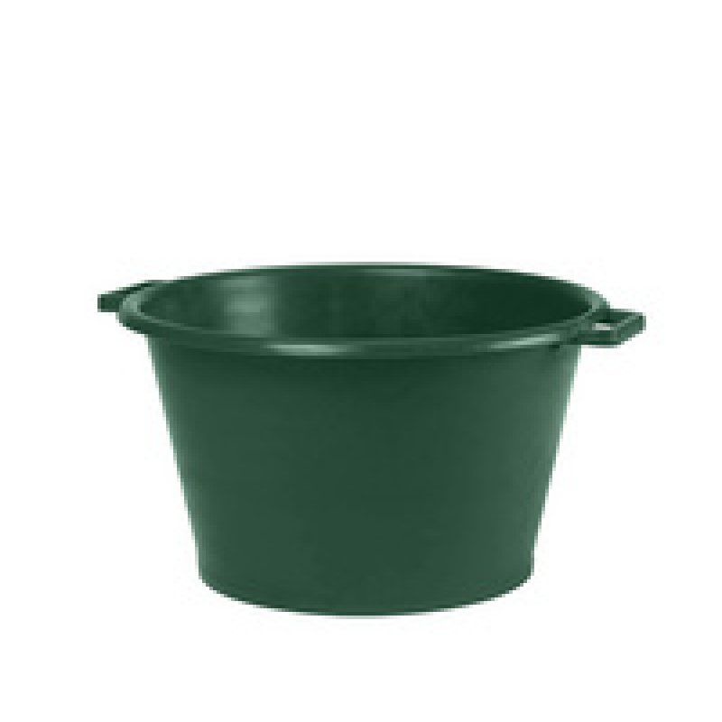 EDA Seau universel, rond, 30 litres, plastique, vert
