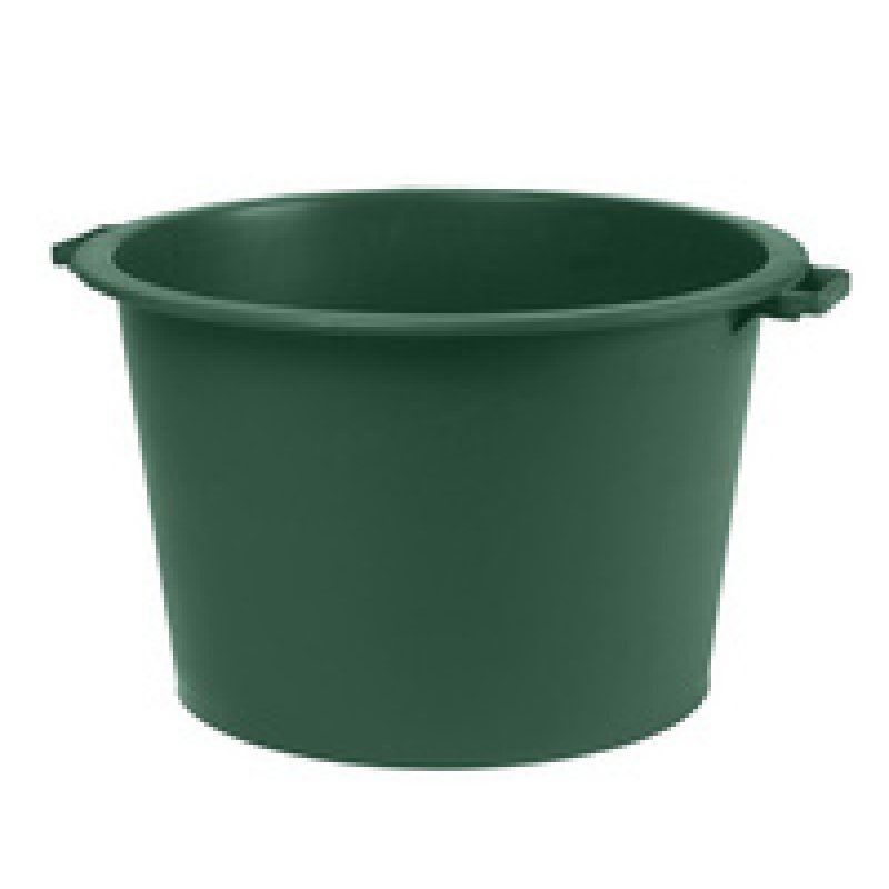 EDA Seau universel, rond, 30 litres, plastique, vert
