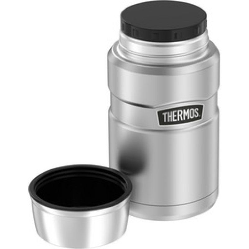 THERMOS Récipient alimentaire STAINLESS KING, 0,71 l, noir