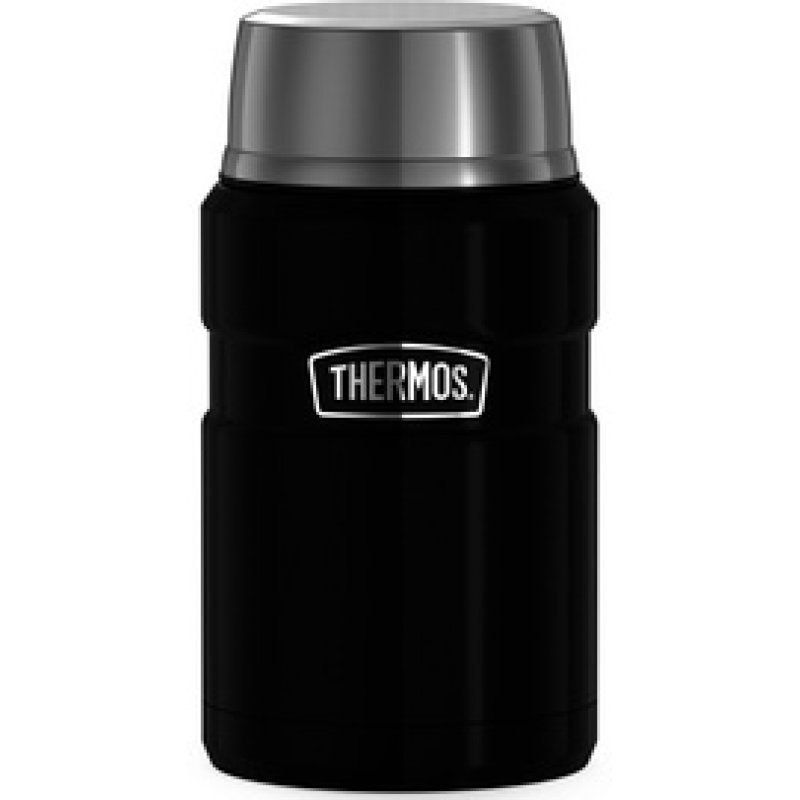 THERMOS Récipient alimentaire STAINLESS KING, 0,71 l, noir