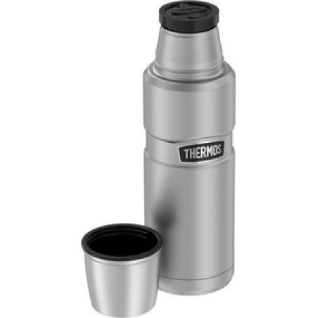 THERMOS Bouteille isotherme STAINLESS KING, 1,2 l, noir