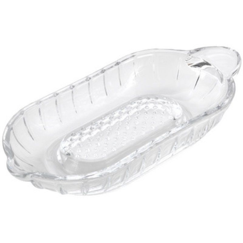 metaltex Râpe de cuisine / à pommes, en verre, transparent