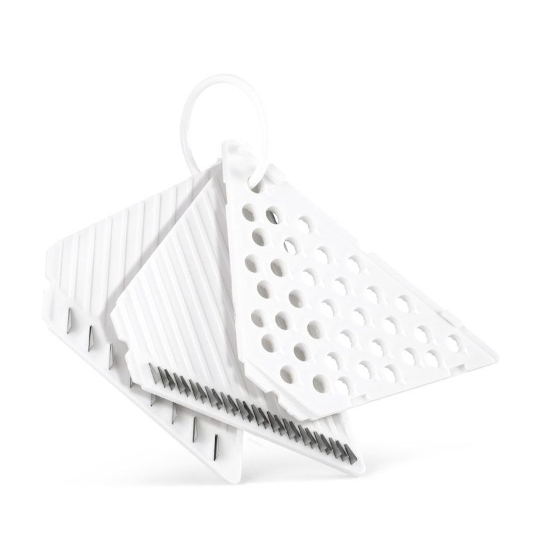 Metaltex 19.45.75 trancheuse Manuel Acier inoxydable, Blanc Synthétique ABS