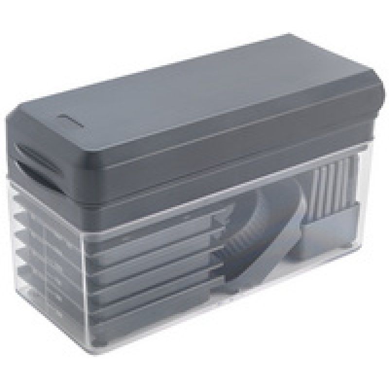 metaltex Coupe-fruits/légumes 12 en 1 Slice-Cube, gris