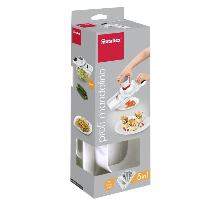 Metaltex Profi Mandolino Flat grater Black, White