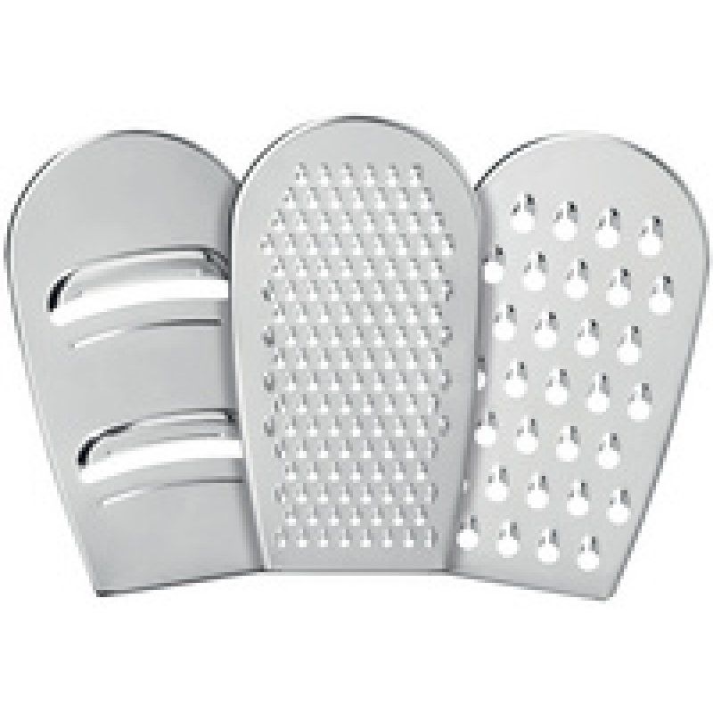 metaltex Mandoline universelle Trio-Box, 3 inserts