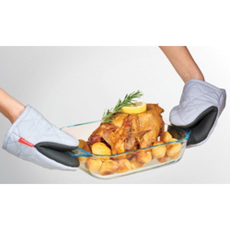 metaltex Gant de protection thermique antidérapant, set de 2