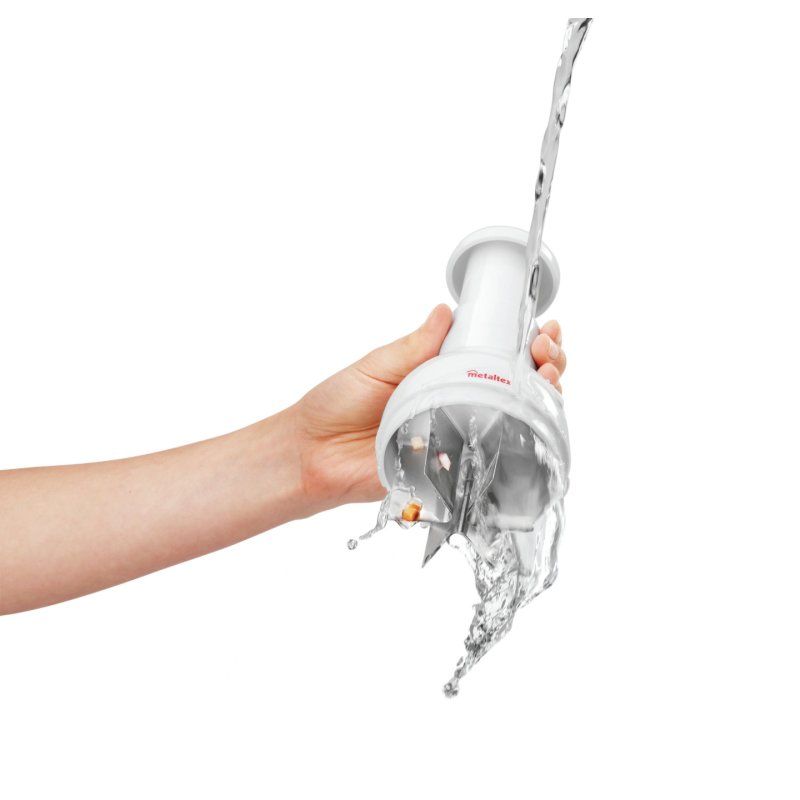 Metaltex Twist manual food chopper Transparent, White