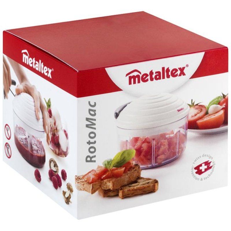 Metaltex 8002522516801 ustensile pour râper et émincer Transparent, Blanc