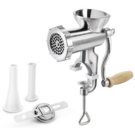 metaltex Hachoir à viande Jack 8, aluminium, argent