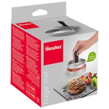 metaltex Presse à hamburger Burger Chef, diamètre: 115 mm
