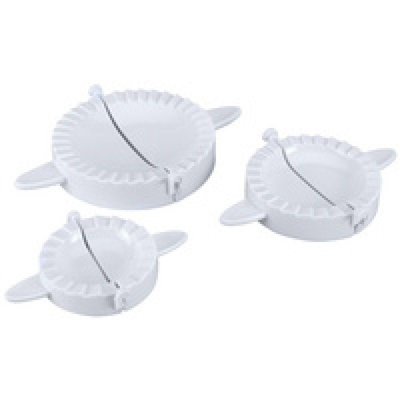 metaltex Presse à raviolis, set de 3, blanc