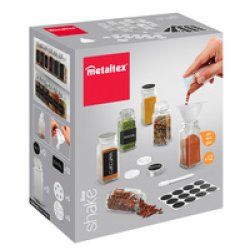 metaltex Kit de saupoudreuses Shake-It, 120 ml, 12 verres