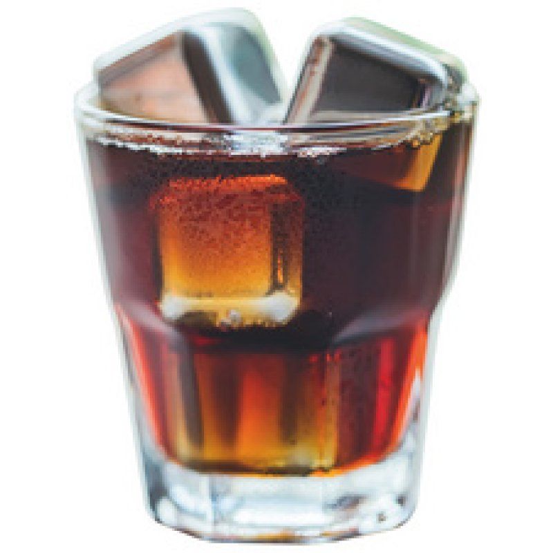 metaltex Set de glaçons réutilisables, en acier inoxydable