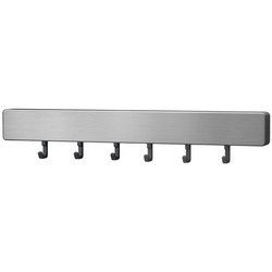 metaltex Barre magnétique Metallika, avec crochets, inox