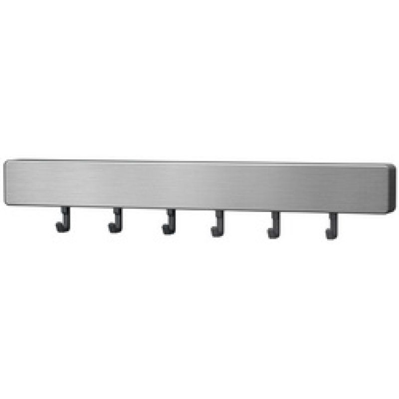 metaltex Barre magnétique Metallika, avec crochets, inox