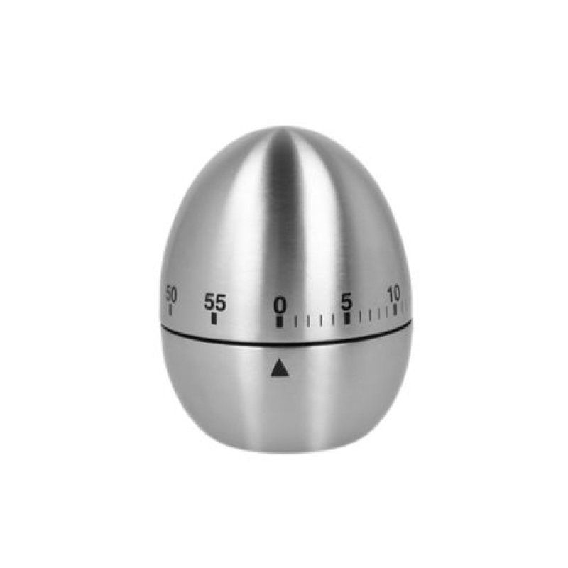 Metaltex 259221 000 Mechanical kitchen timer Black, Stainless steel