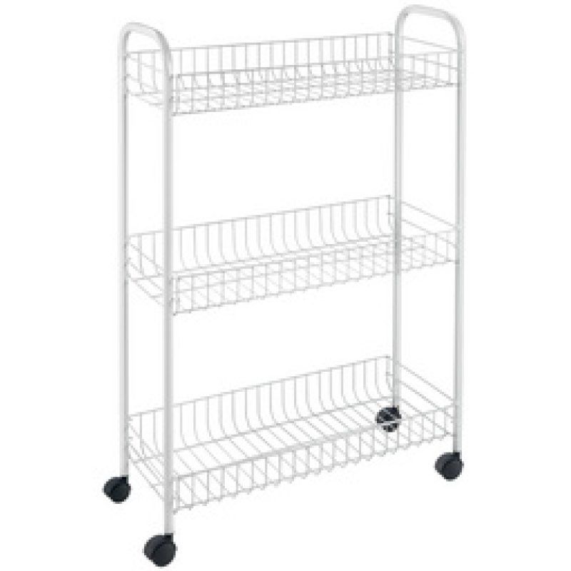 metaltex Desserte multi-usage Slim, 3 niveaux, blanc