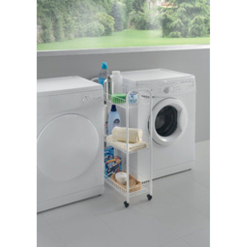 metaltex Desserte multi-usage Slim, 3 niveaux, blanc